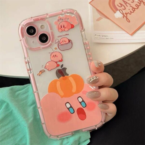 Cute Cartoon Pumpkin iPhone Case Kirby kawaii
