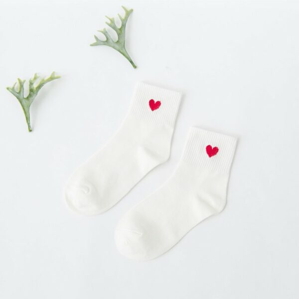 Cute Heart Long Socks Heart kawaii