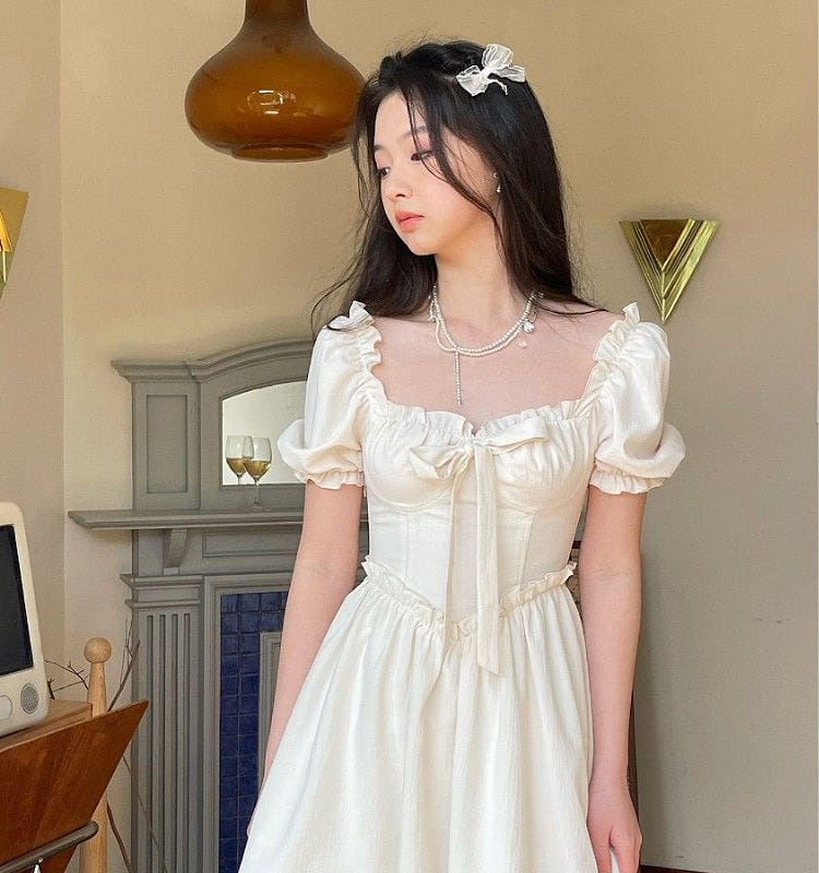 Vintage Elegant Fairycore Lolita Dress Fairycore kawaii