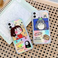 Kawaii Totoro Spirited Away Ghibli Miyazaki Hologramm iPhone Hülle Anime-Kawaii