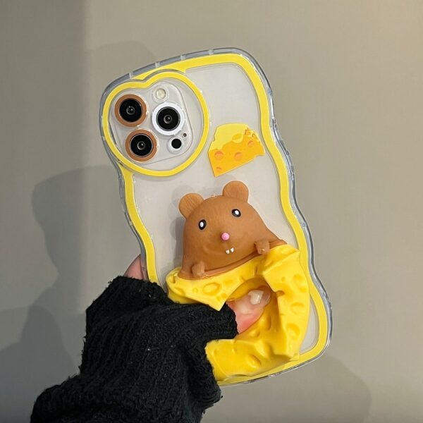 3D Creative Cheese iPhone Case Cheese kawaii