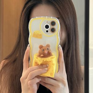 3D Creative Cheese iPhone Case Cheese kawaii