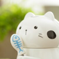 Super söt japansk kattkaffemugg Katt kawaii