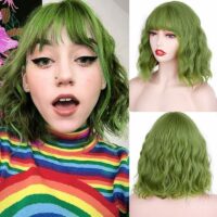 Pelucas cosplay verdes de lolita bobo bobo kawaii