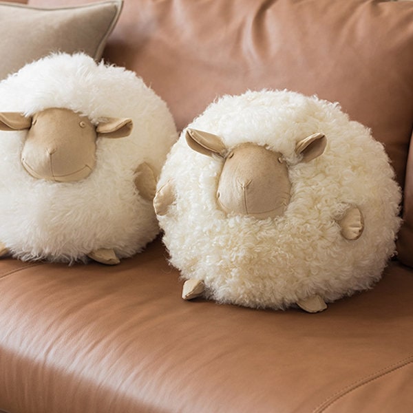 Cute Goat Ball Plush Pillow Ball Shape kawaii