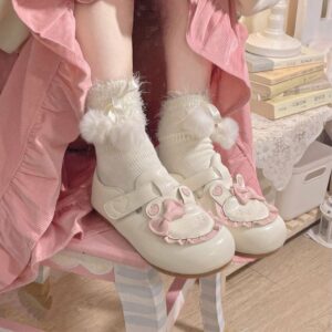 Śliczne buty dla lalek Lolita Big Head Buty dla lalek kawaii