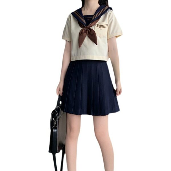 Kawaii Japanese Summer Full Set Sailor School Uniform Japanese kawaii