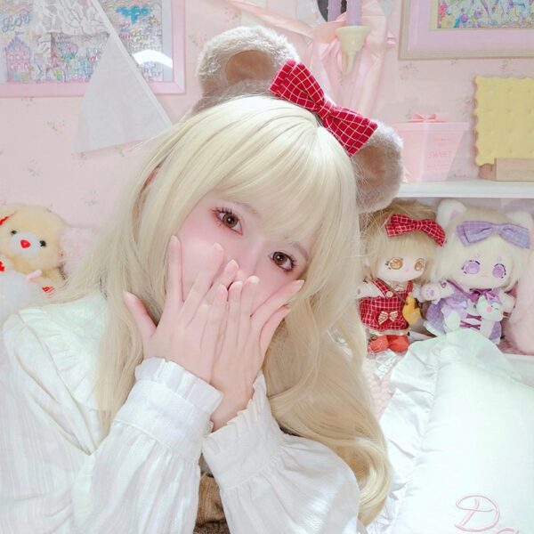 Cute Plush Bear Ear Lolita Headband bear kawaii