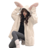 Kawaii Cute White Rabbit Plush Coat coat kawaii