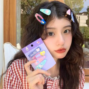 Super cute Soft Girl Hairpin Set BB clip kawaii