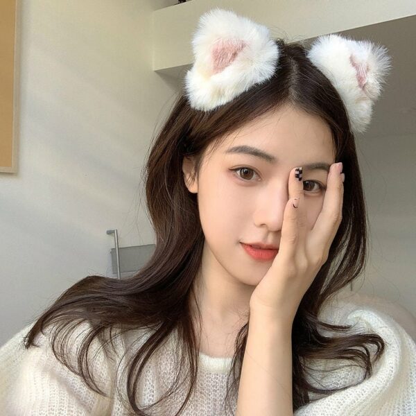 Kawaii Lolita Plush Cat Ears Hairpin Cat Ears kawaii