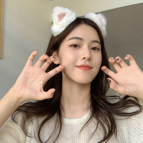Kawaii Lolita Plush Cat Ears Hairpin Cat Ears kawaii
