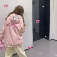 かわいい日本のサンリオ シナモロール フード付きジャケットシナモロールかわいい