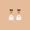 Cute Little Ghost Earrings All-match kawaii