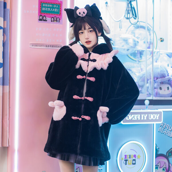 Kawaii Original Rabbit Hooded Lolita Coat hooded kawaii