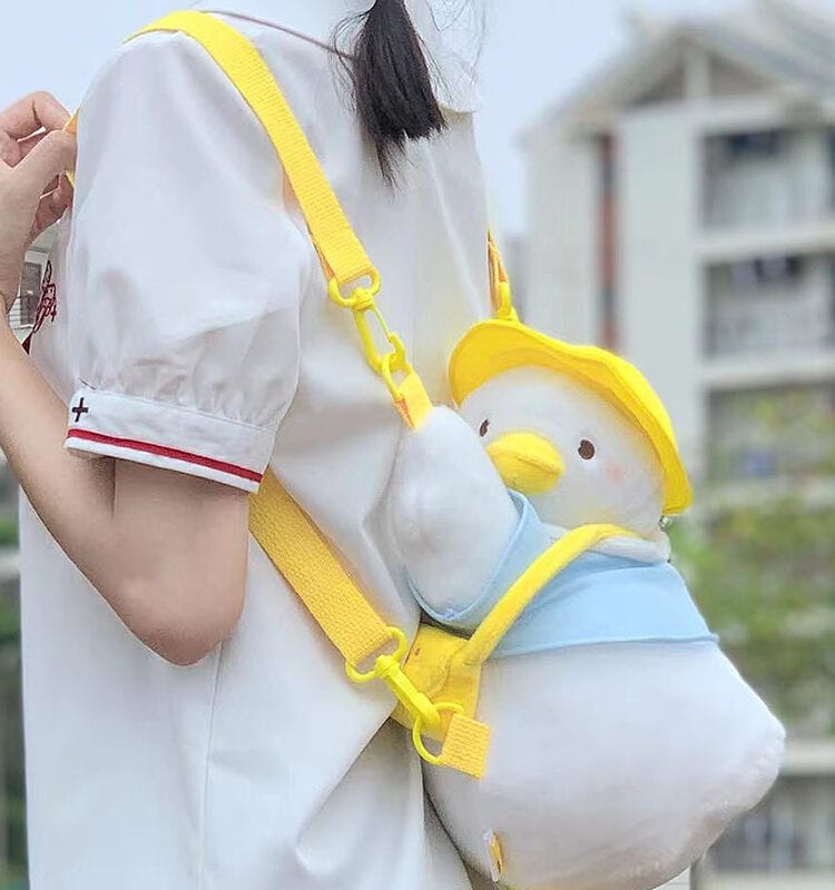 Cute Duck Doll Backpack Cartoon kawaii