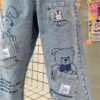 ins Style Niche Design Cartoon Bunny Jeans Pants Ins kawaii