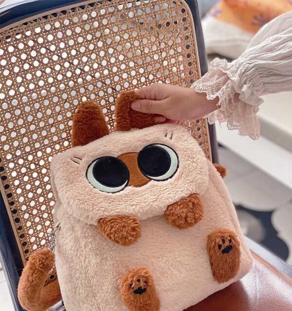 Кавайный милый рюкзак с сиамским котом осень каваи