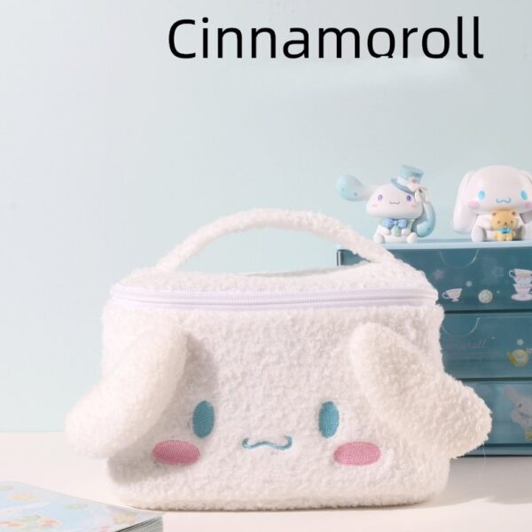 Kawaii Sanrio Cinnamoroll Plush Cosmetic Box Cinnamoroll kawaii
