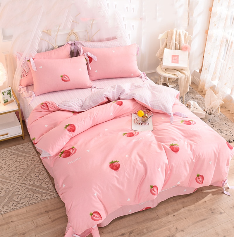 Kawaii Cute Star Bedding Set Kawaii Fashion Shop Cute Asian