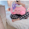 Kawaii Star Kirby Sleeping Mochi Plushie Cute kawaii