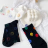 Japanese Cute Colorful Smiley Mid-tube Socks All-match kawaii