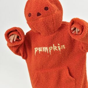 Lustiger Halloween-Orange-Kürbis-Pullover-Sweatshirt-Herbst kawaii