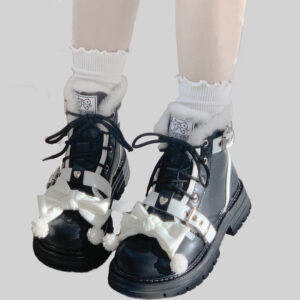Pluszowe zimowe buty śniegowe w stylu Sweet Lolita Kawaii Lolity