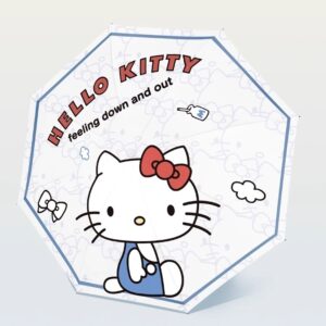 Kawaii سانريو كيتي القط طباعة مظلة قابلة للطي مرحبا كيتي kawaii