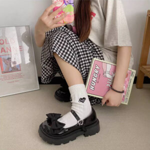 Fundita Stilul Fata Dulce Cool Mary Jane JK Pantofi Fundita kawaii