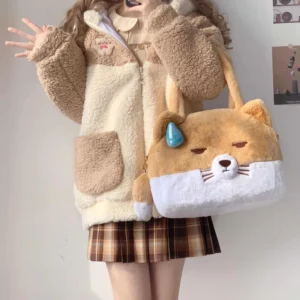 Kawaii pluche vos schoudertas tas tas kawaii Kawaii pluche vos schoudertas tas tas kawaii