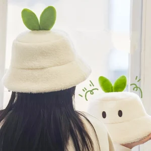 Kawaii Cartoon Radijs Pluche Emmer Hoed Emmer Hoed kawaii Kawaii Cartoon Radijs Pluche Emmer Hoed Emmer Hoed kawaii